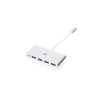 IOGEAR - Hub USB-C vers USB-A 4 ports avec transmission d'alimentation-4 ports USB 3.0 Type-A (5 Gbit/s)