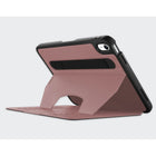 Zugu - Étui iPad 10,2 po 2019/2020/2021 - Édition Limitée - Rouge Rose Désert-Couverture folio magnétique en rouge rose du désert