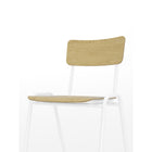 Ceha Canada - Chaise polyvalente et empilable Ruby - Blanc/Bouleau-Conception empilable : Empilez jusqu'à 15 chaises pour un rangement pratique et une économie d'espace