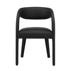 Modway - Pinnacle Cuir végane Chaise à manger Ensemble de 2 - Vinyle noir-9
