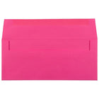 JAM Paper Enveloppes à fermeture gommée Brite Hue, format livret, 4 1/8 x 9 1/2 po, rose fuchsia éclatant, paq./100-Taille : Nº 10 (4 1/8 x 9 1/2 po)