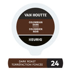 Café Van Houtte, Café colombien - Torréfaction foncée - Dosettes de café K-Cup - Paquet de 24-Compatibilité : Ce produit contient des dosettes K-Cup authentiques, conçues pour garantir la qualité et la compatibilité avec toutes les cafetières Keurig