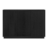 Hudson&Canal - Table buffet Alston 48" L - Grain noir-Un design contemporain moderne pour votre salle à manger, votre cuisine ou votre bureau