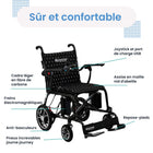 Journey - Air Elite Fauteuil électrique pliant léger - noir-Offre jusqu’à 10 milles d’autonomie avec une seule charge