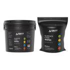 Gritt Commercial - Lingettes nettoyantes multi-usages pour surfaces avec seau - Parfum frais - 20,3 x 15,2 cm - 800 lingettes par rouleau-Sûr pour une utilisation sur le vinyle, le caoutchouc, le cuir, le plastique, le métal, le bois fini et la plupart des autres surfaces non poreuses