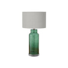 Monarch Specialties - Luminaire - 28 po H Lampe De Table - Verre Vert - Abat-Jour Gris - Contemporain - Moderne-Cette lampe de table contemporaine de 28 pouces de haut présente un corps en verre vert translucide texturé sur une base en acrylique transparent et est surmontée d'un abat-jour en tissu gris sophistiqué, ce qui en fait un accent élégant dans un salon, une chambre à coucher ou un bureau à domicile
