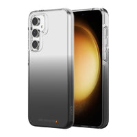 AXS - Crystal Shield Étui D3O pour Samsung Galaxy S23 FE - Fumé Dégradé-Testé pour des chutes de 8 pieds, soutenu par la technologie D3O