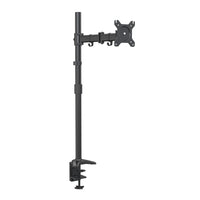 ShoppingAll - Support de montage debout entièrement réglable pour moniteur unique - Noir-Peut accueillir un moniteur de 13 à 32 pouces et pesant jusqu'à 17,6 livres/8 kg, avec des trous de montage VESA de 75 mm x 75 mm ou 100 mm x 100 mm.