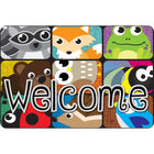 Ashley Productions - The Original Fun Mat - Tapis de Bienvenue - 15 -5" x 23 -5" - Bienvenue aux Keyhole Kritters-Mesure et design : Le paillasson Keyhole Kritters mesure 15,5 po x 23,5 po.