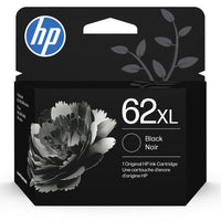 HP 62XL Cartouche d'encre noire à rendement élevé d'origine (C2P05AN)-Les cartouches d'encre HP 62XL sont compatibles avec : HP ENVY 5540, 5541, 5542, 5543, 5544, 5545, 5547, 5548, 5549, 5640, 5642, 5643, 5644, 5660, 5661, 5663, 5664, 5665, 7640, 7643, 7644, 7645