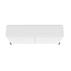 Manhattan Comfort - Buffet Moderne Abbey 170 cm - Blanc-Garantie limitée du fabricant de 30 jours