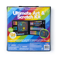 Art 101 - Kit de grattage ultime avec 126 pièces-Comprend tout ce dont votre enfant a besoin pour explorer sa créativité