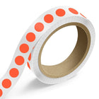 JAM Paper - Rouleaux d'étiquettes standard - Burst - joint de 1 -875 pouce - rouge fluo - 125 étiquettes/rouleau-Couleur : Rouge fluo | Faites ressortir votre courrier avec des étiquettes d'adresse d'expédition colourées.