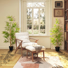 Outsunny - Arbre de bambou artificiel 4 pi - vert-Peu d'entretien requis 