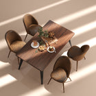 Homy Casa - Bureau d'Écriture Multifonctionnel de 63 po, Finition Noyer-9