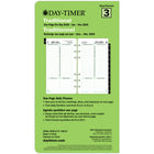 Day-Timer - Recharge datee 2026 1 page/jour portable - 6 3/4 po H x 3 3/4 po l - bilingue-Voyez votre liste de tâches, reunions, journal et depenses sur une seule page