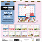 WSBL - 2026 Chanson Folklorique Note Nook  Calendrier mural Mensuel - 30,5 cm l x 30,5 cm H - Anglais-Deux pochettes pour chaque mois