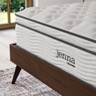 Modway - Jenna 12 po Ressorts et mousse Matelas Queen-Barrière en polyester résistante au feu