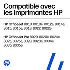 HP - Cartouche d'encre d'origine, noir 910XL-Haut rendement