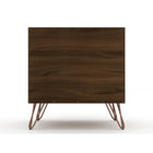 Manhattan Comfort - Table de nuit Rockefeller 20,08" style mi-siècle moderne à 1 tiroir - Marron-10