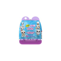 Crayola - Bébé animal mystère Scribble Scrubbie Crayola, série sac à dos avec attache porte-clés-Bébé animal et sac à dos mystère scribble scrubbie : chaque sac à dos comprend 1 bébé animal scribble scrubbie (6 animaux possibles), 1 porte-clés de transport (6 couleurs possibles), 1 accessoire mystère en tissu (6 possibilités) et 2 mini marqueurs lavables