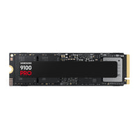 Samsung - 9100 série PRO Disque dur interne PCIe Gen5. X4 NVMe 2.0 - 4 To - Noir-Performances du PCle 5.0 Vitesses séquentielles maximales de 14 800 Mo/s, deux fois plus rapides que le précédent 990 Pro