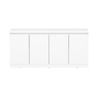 Manhattan Comfort - Buffet moderne Griffin 62" à 4 portes - Blanc-Placement polyvalent idéal pour les salles à manger, les salons, les entrées ou les bureaux
