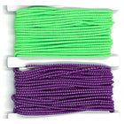 Clubhouse Crafts - Cordon élastique épais scintillant, 6 couleurs, 18 mètres, 6 paquets-Schéma de nouage présenté sur l'emballage