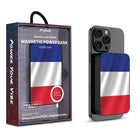 MyBat - Batterie externe Pro 10 000 mAh - Drapeau France-Designs imprimés stylés et uniques