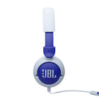 JBL - Junior 320 Casque supra-auriculaire filaire pour enfant - Bleu-Le design d’oreillette rond offre une meilleure adhérence et moins de. fuites sonores