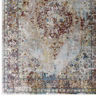 Modway - Success Médaillon vintage Merritt Transitional Transitional Diused Floral Vintage Tapis 4 pi l x 6 pi L - Multicolore-Haute densité / Tissé à la machine