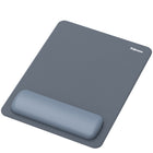 Fellowes - Repose-poignet pour souris Breyta XL avec coussin HEX - Bleu-Le repose-poignet doux au toucher, doté d’un revêtement antipoussière, offre un fini haut de gamme et une expérience de navigation fluide