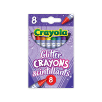 Crayola - 8 crayons scintillants-Rehaussez vos illustrations avec des crayons scintillants
