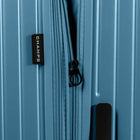 CHAMPS - Ensemble de bagages extensibles  3 pièces - à parois rigides Collection Fresh II - Bleu-Poignée télescopique