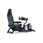 Next Level Racing - Simulateur de vol Boeing Édition Commerciale - Bleu/Noir-Compatible avec Thrustmaster, Logitech, Saitek, Honeycomb, Virtual Fly, Crosswind et autres marques d'accessoires de vol