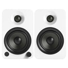Kanto – Haut-parleurs étagères amplifiés YU4 avec Bluetooth et pré-ampli phono, blanc mat-Connectez facilement à toute platine rétro ou moderne, au moyen du préampli phono intégré