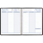 Staples - Agenda hebdomadaire/mensuel 2026 - 8 3/4 po H x 6 7/8 po l - noir - bilingue-Format des pages : 8 3/4 po H x 6 7/8 po l