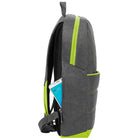 Vangoddy - Sac à dos de voyage léger et décontracté pour ordinateur portable 15 pouces - Gris/Vert citron-Conception légère avec bretelles réglables et rembourrées