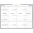 AT-A-GLANCE - Calendrier annuel effaçable à sec autocollant WallMates 2025 - 18 po H x 24 po l - bilingue-Format des pages : 18 po H x 24 po l