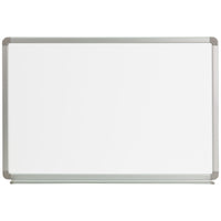 Flash Furniture – Tableau à marqueurs 36 lar. x 24 haut., blanc (YU60X90WHITE)-Tableau effaçable à sec