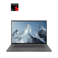 Asus - PC portable Zenbook A16 16" Copilot+ – Snapdragon X – SSD 1 To – 16 Go de RAM – Windows 11 Famille – Gris Iceland-Écran : Écran OLED WUXGA de 16 pouces (1920 x 1200)