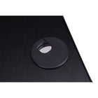 Rocelco – Poste de travail de luxe assis/debout, hauteur réglable, DADR+MAFM avec tapis anti-fatigue moyen, noir-Le tapis MAFM mesure 30 po x 20 po et offre amplement d'espace pour bouger mais il s'insère parfaitement dans l'ouverture d'un bureau lorsqu'il n'est pas utilisé. Le support DADR de Rocelco est d'une très grande largeur de 37,4 po et offre une hauteur réglable de 6,5 po à 16,3 po