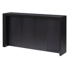 Hudson&Canal - Console Piedmont 56" L - Grain noir-Le plateau de table a une capacité de poids de 60 lb
