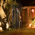 Outsunny - Décoration d'Halloween animée - squelette faucheur animatronique-Design réaliste grandeur nature qui ajoute une touche effrayante à votre décoration 