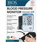 BIOS Diagnostics - Tensiomètre Dépistage automatique de la FA-Indicateur d’évaluation de la tension artérielle