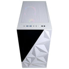 CyberPowerPC - Ordinateur de bureau de jeu - AMD Ryzen 7 9700X - NVIDIA GeForce RTX 5060 Ti 8 Go - 16 Go DDR5 - Disque SSD PCIe 4,0 de 1 To - Blanc-NVIDIA GeForce RTX 5060 Ti 8GB GDDR7