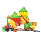 MAGNA-TILES - Ensemble de construction magnétique Builder XL de 50 pièces-Plus à Explorer: Ajoutez les coffrets MAGNA-TILES Classic à Builder XL pour agrandir votre chantier! 