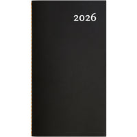Socadis - W. Maxwell Agenda 2026 Mini - 3.5 po x 6.25 po - Noir  -Janvier à décembre 2026