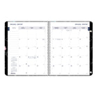 Blueline - 2026 Agenda mensuel Dramatic Floral 14 mois avec couverture imprimée - 11 po x 8-1/2 po - Bilingue-Reliure spirale double avec couverture souple imprimée