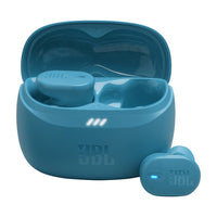 JBL - Tune Buds 2 Écouteurs sans fil avec réduction de bruit - Turquoise-Le son Pure Bass et le son spatialisé de JBL